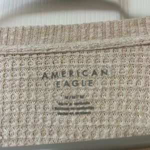 American Eagle Outfitters Textured Beige Sweater